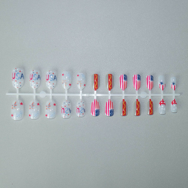 Patriotic Themed Nail Art Kit