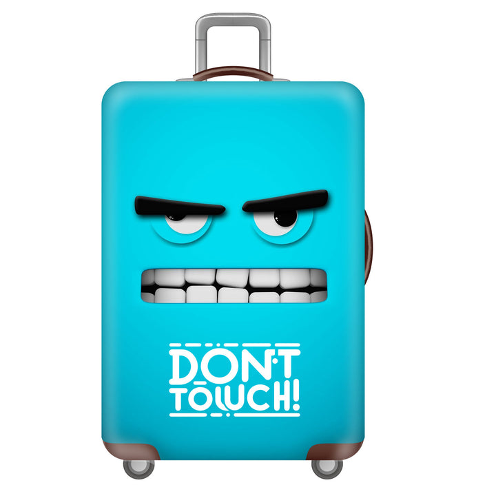 Unisex hard-shell suitcase with funny monster design Kalsten