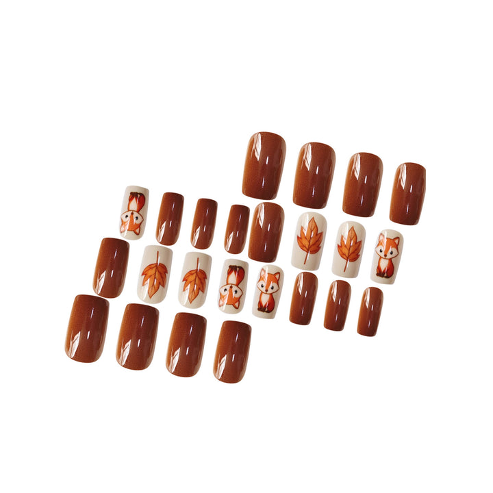 Decorative Glittery Star-Accented Press-On Nail Set Kalsten