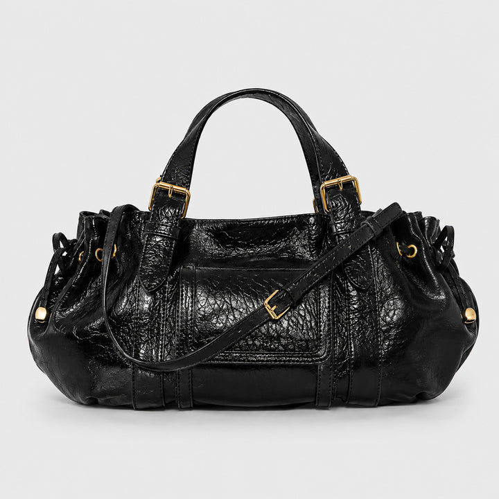 Luxurious Textured Leather Handbag