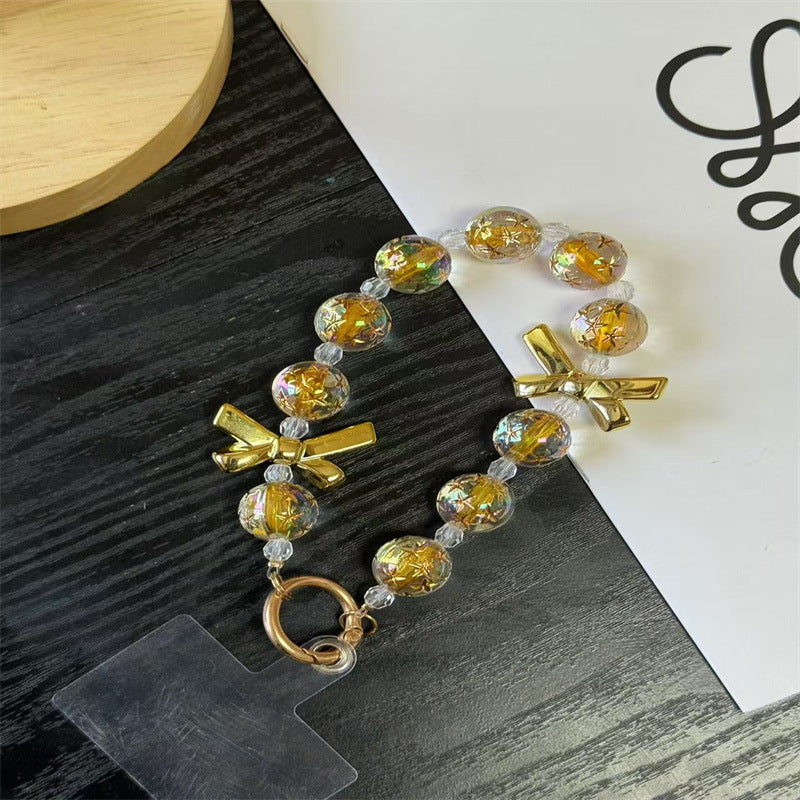 Decorative Beaded Charm Keychain Kalsten 1790135299