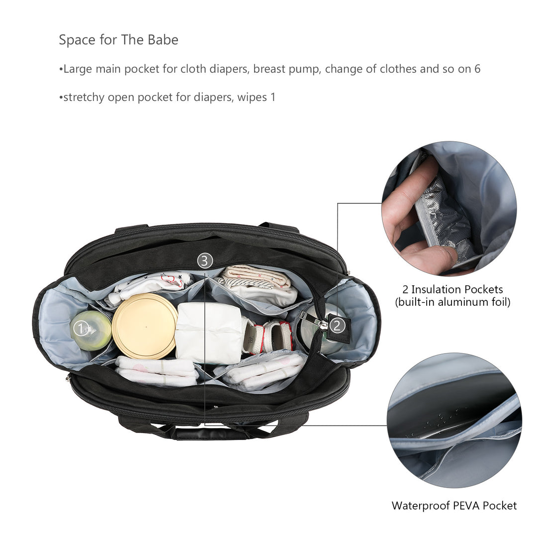 Modular diaper bag Kalsten