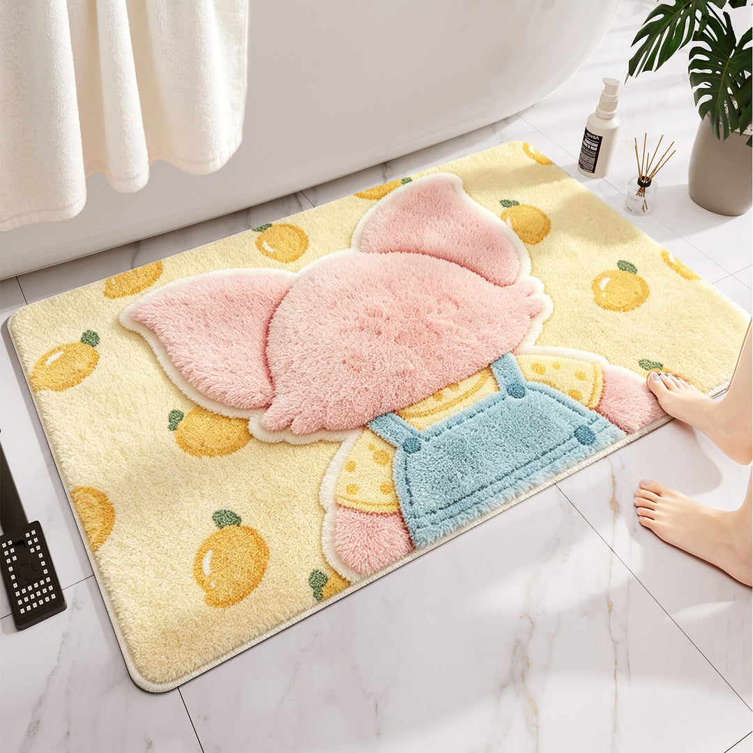 Cartoon-Themed Soft Bath Rug