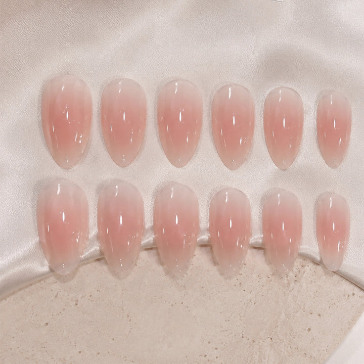 Elegant Floral Bow Press-On Nail Tips Kalsten