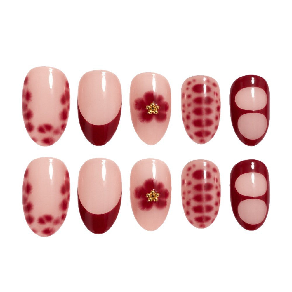 Artistic Floral Nail Art Extensions