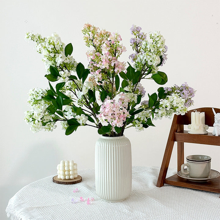 Decorative artificial flower branch