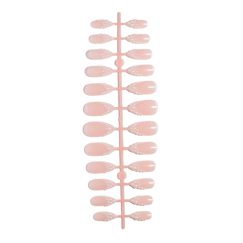 Glamorous Pearl-Accented Press-On Nail Set Kalsten