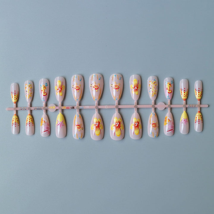 Artistic Ocean-Inspired Nail Art Set