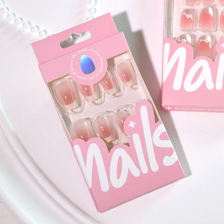 Artificial nails with elegant French tip Kalsten