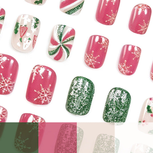Festive Holiday Nail Art Set Kalsten
