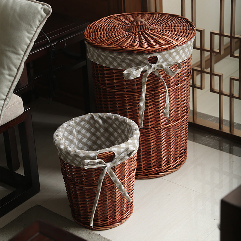 Decorative Woven Laundry Hamper Kalsten