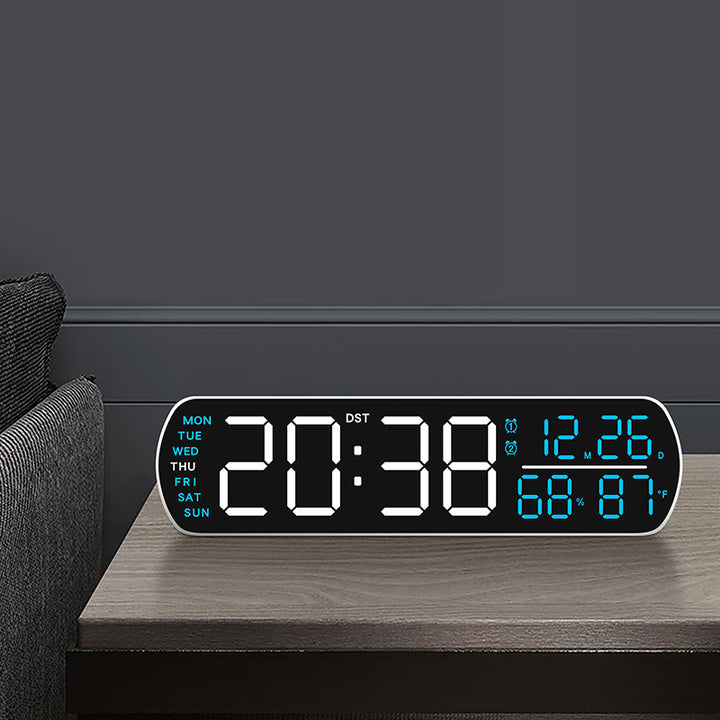 Digital wall clock with temperature and hygrometer display Kalsten