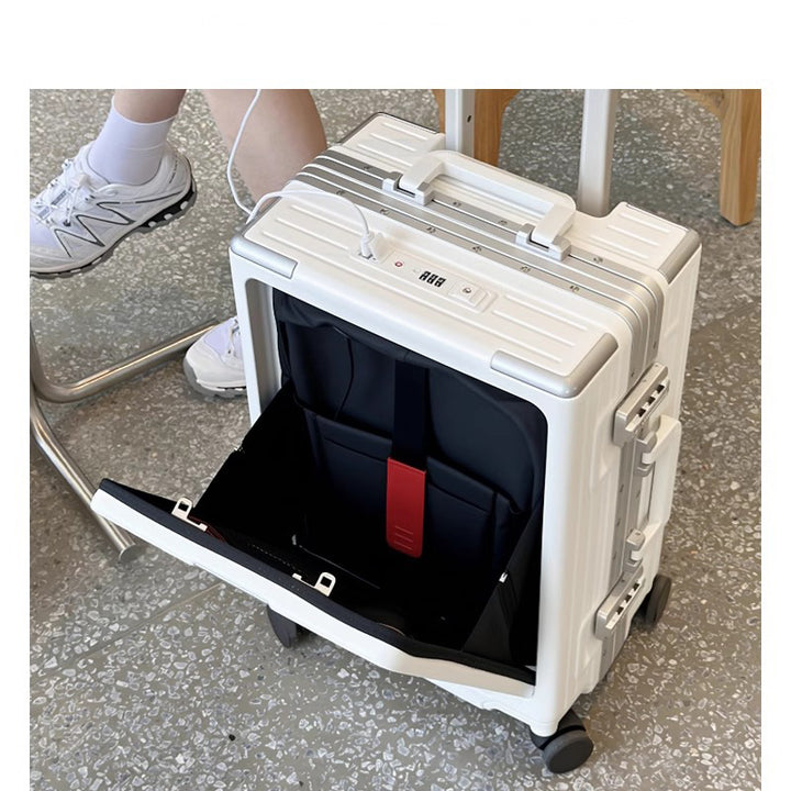 Expandable Hard-Shell Rolling Travel Trolley