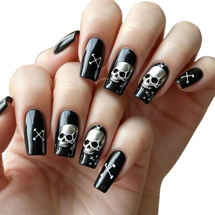 Creative Art Nails in Skull Design Kalsten