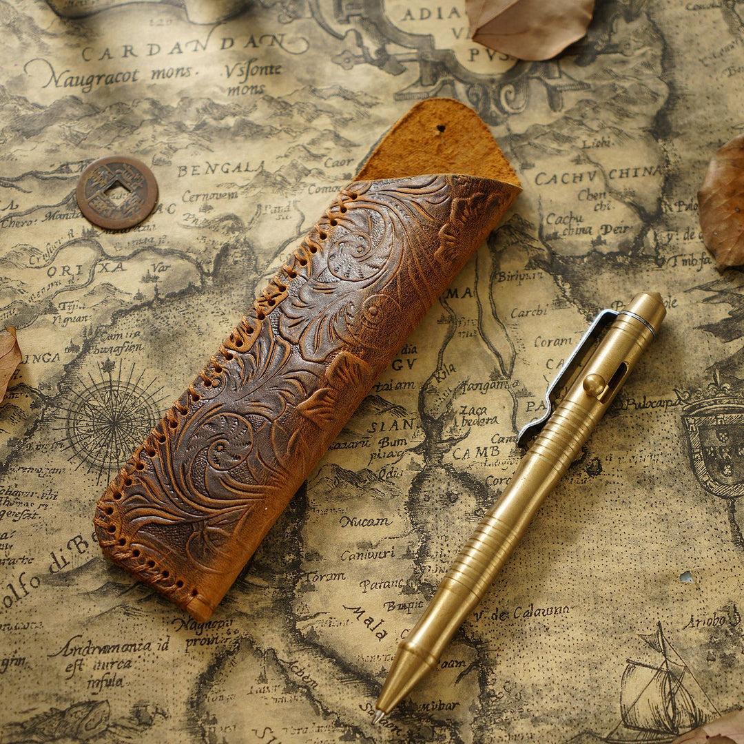 Handmade Leather Pen Case