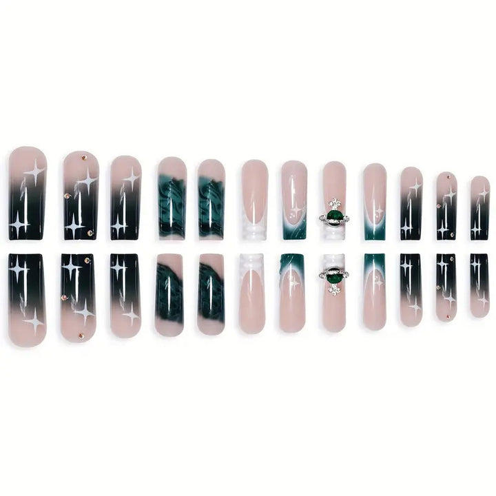 Artistic Press-On Nail Art Extensions Kalsten