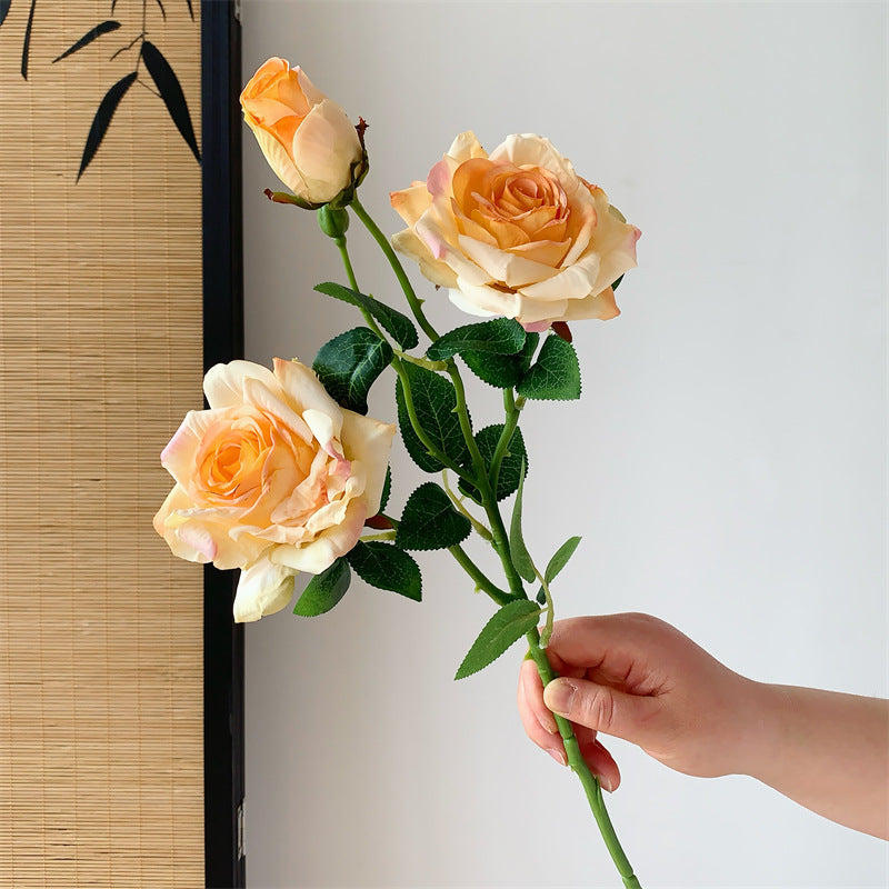 Elegant Faux Rose Stem