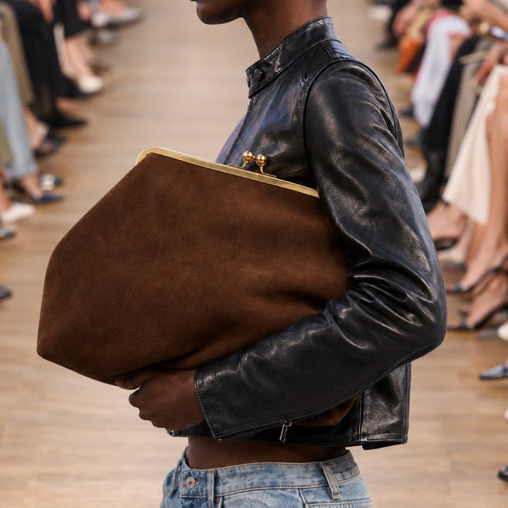 Elegant Suede Handbag
