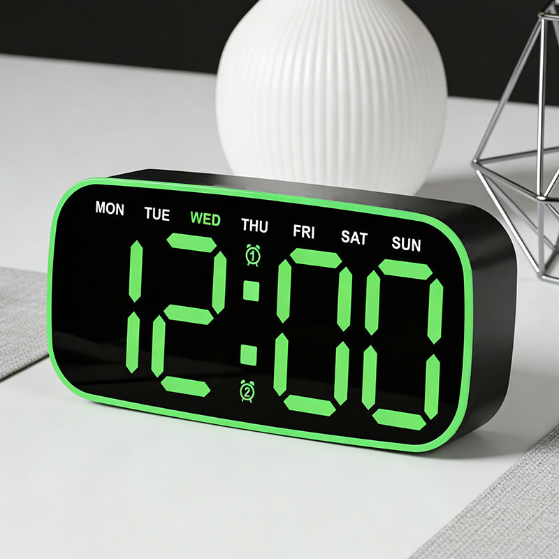 Digital Alarm Clock with Date and Day of the Week Display Kalsten
