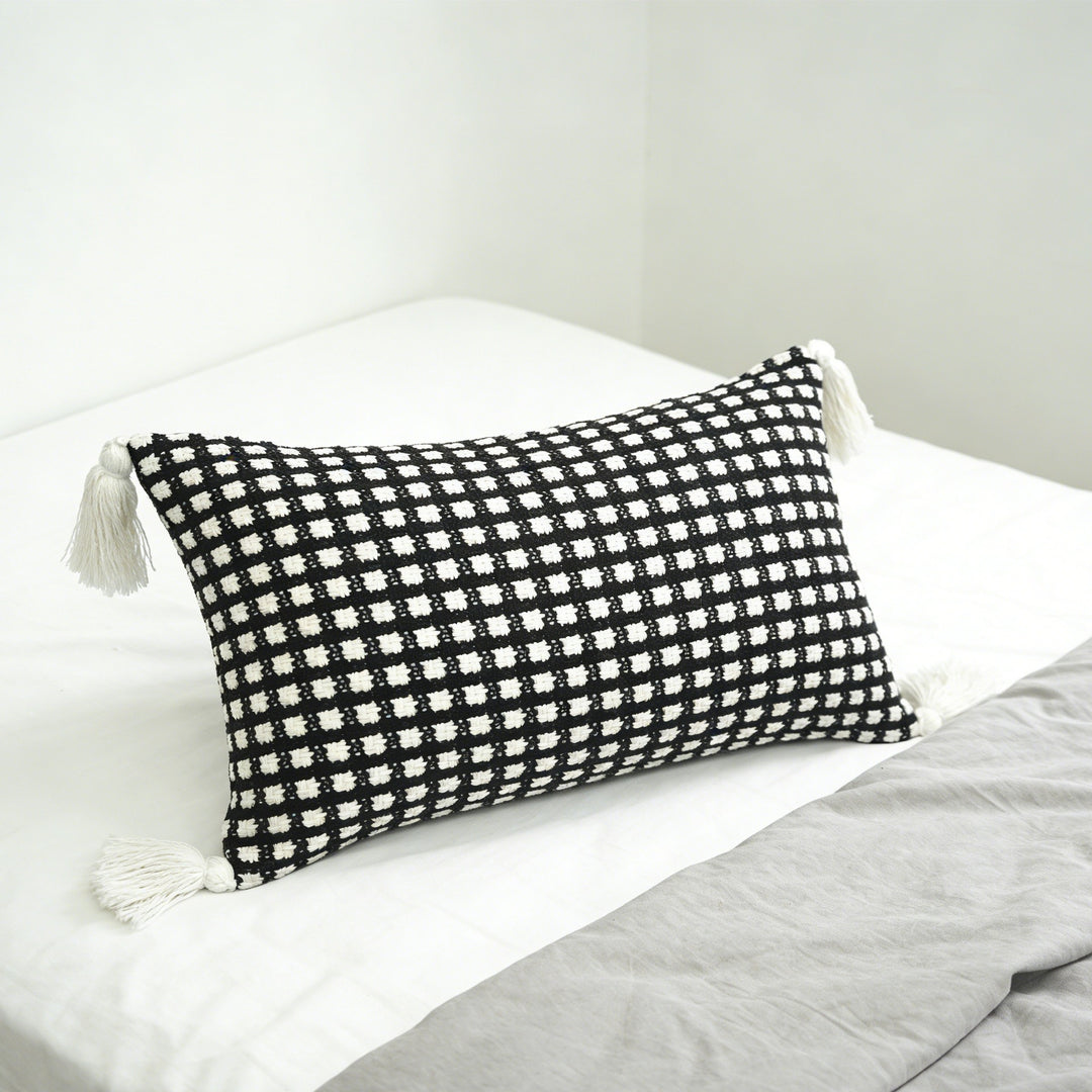 Classic Checkered Decorative Pillow