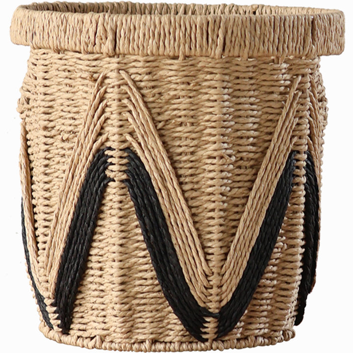 Handbag made of braided natural material Kalsten
