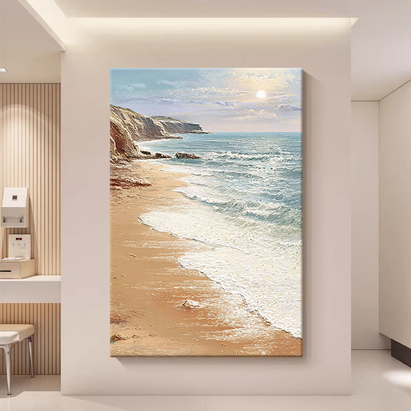 Textured Seascape Canvas Artwork