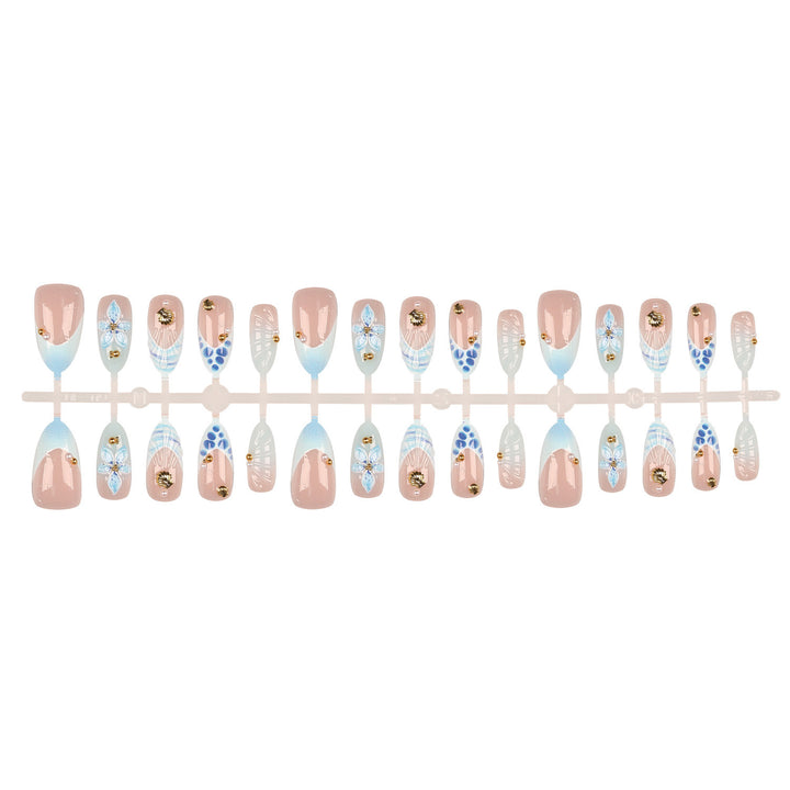 Decorative Acrylic Press-On Nail Art Set