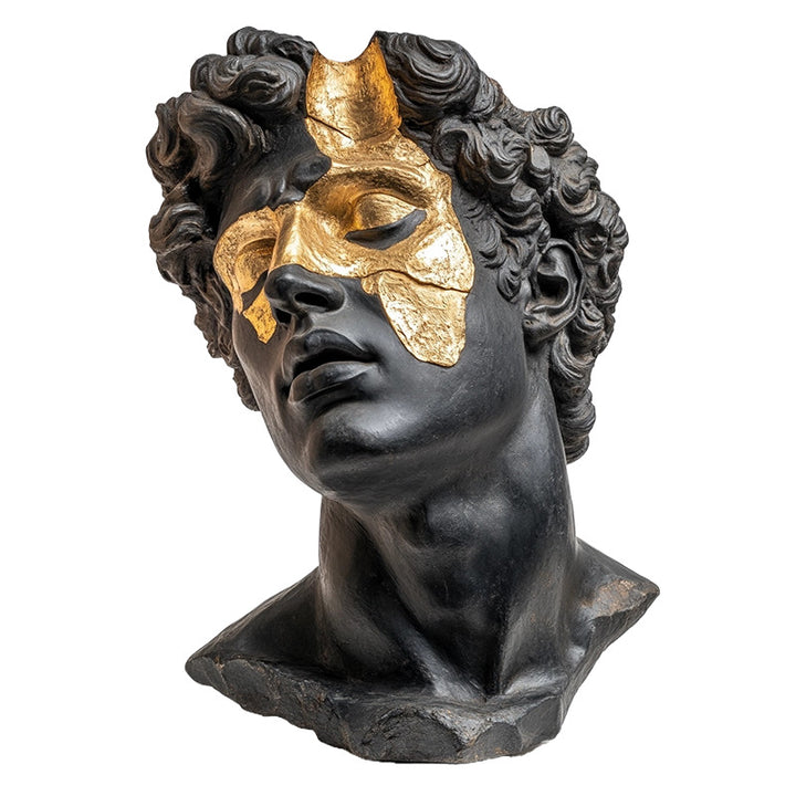 Artistic Decorative Masked Bust Sculpture