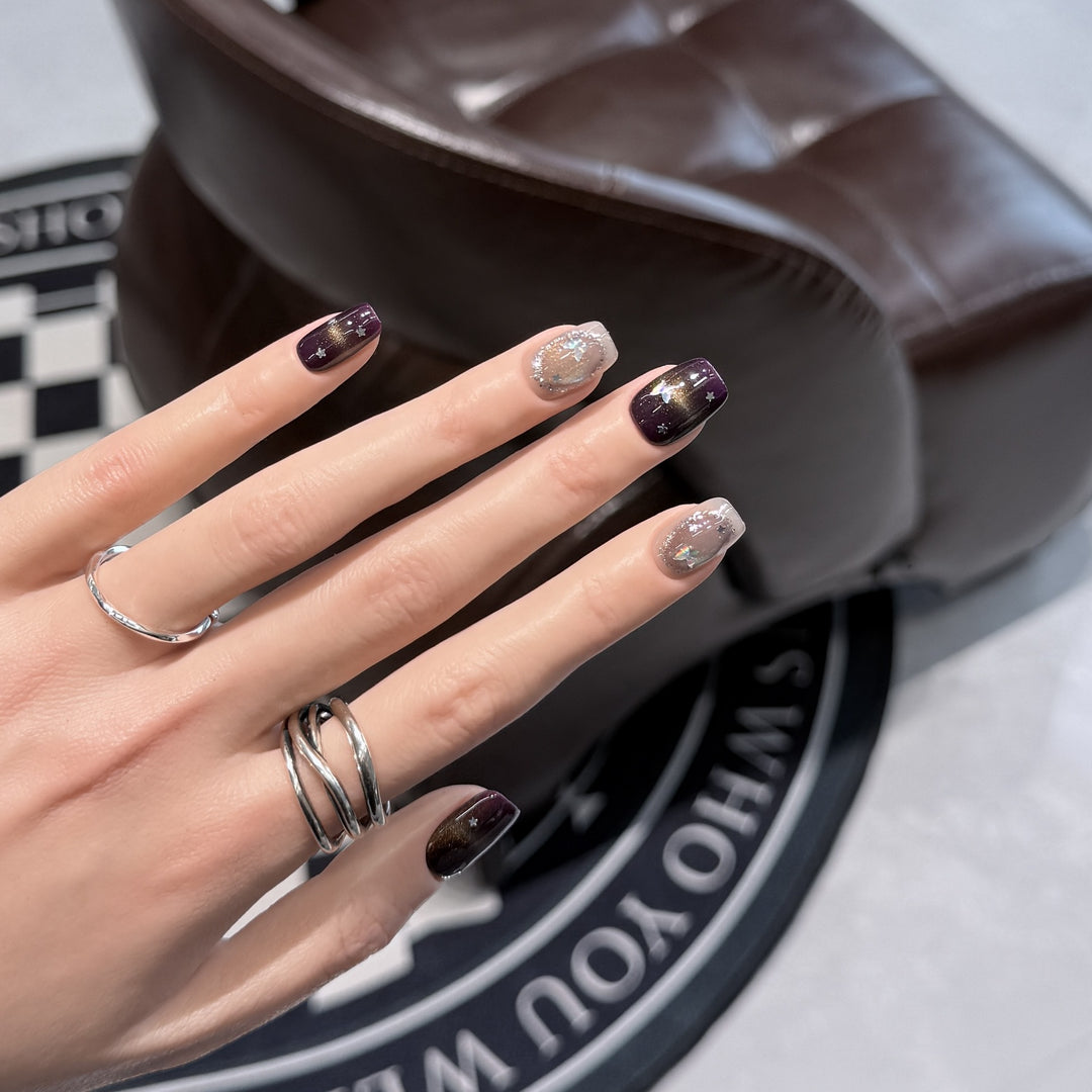 Starry Gradient Nail Art Set Kalsten