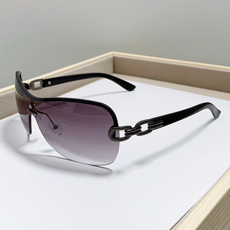 Unisex Chic Shield Sunglasses Kalsten