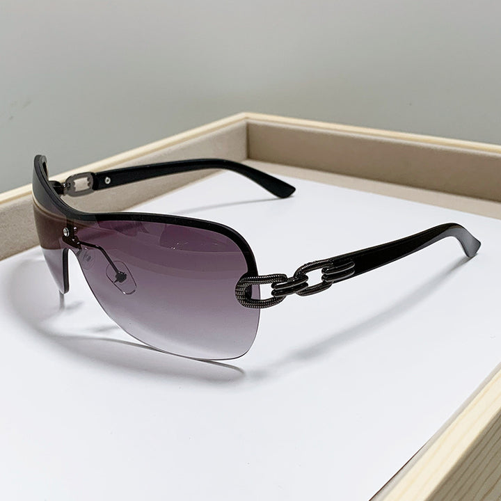 Unisex Chic Shield Sunglasses Kalsten