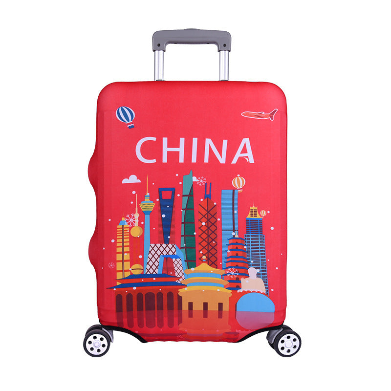 Women's Hard Shell Suitcase with Colorful Mexico Design Kalsten