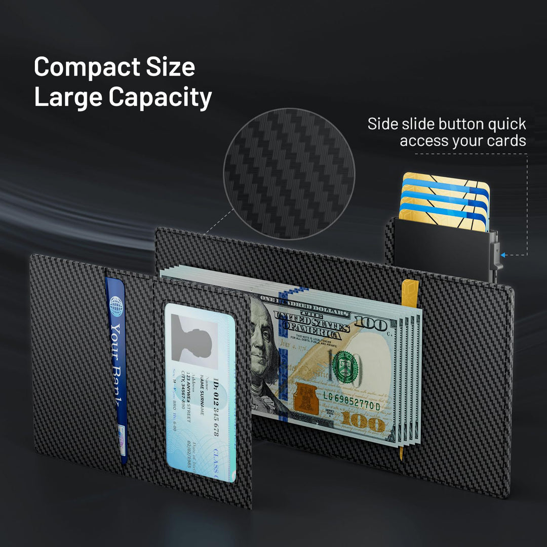 Carbon Fiber Multi-Functional Cardholder Kalsten