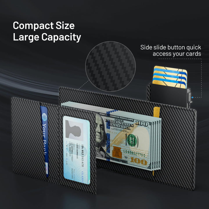 Carbon Fiber Multi-Functional Cardholder Kalsten