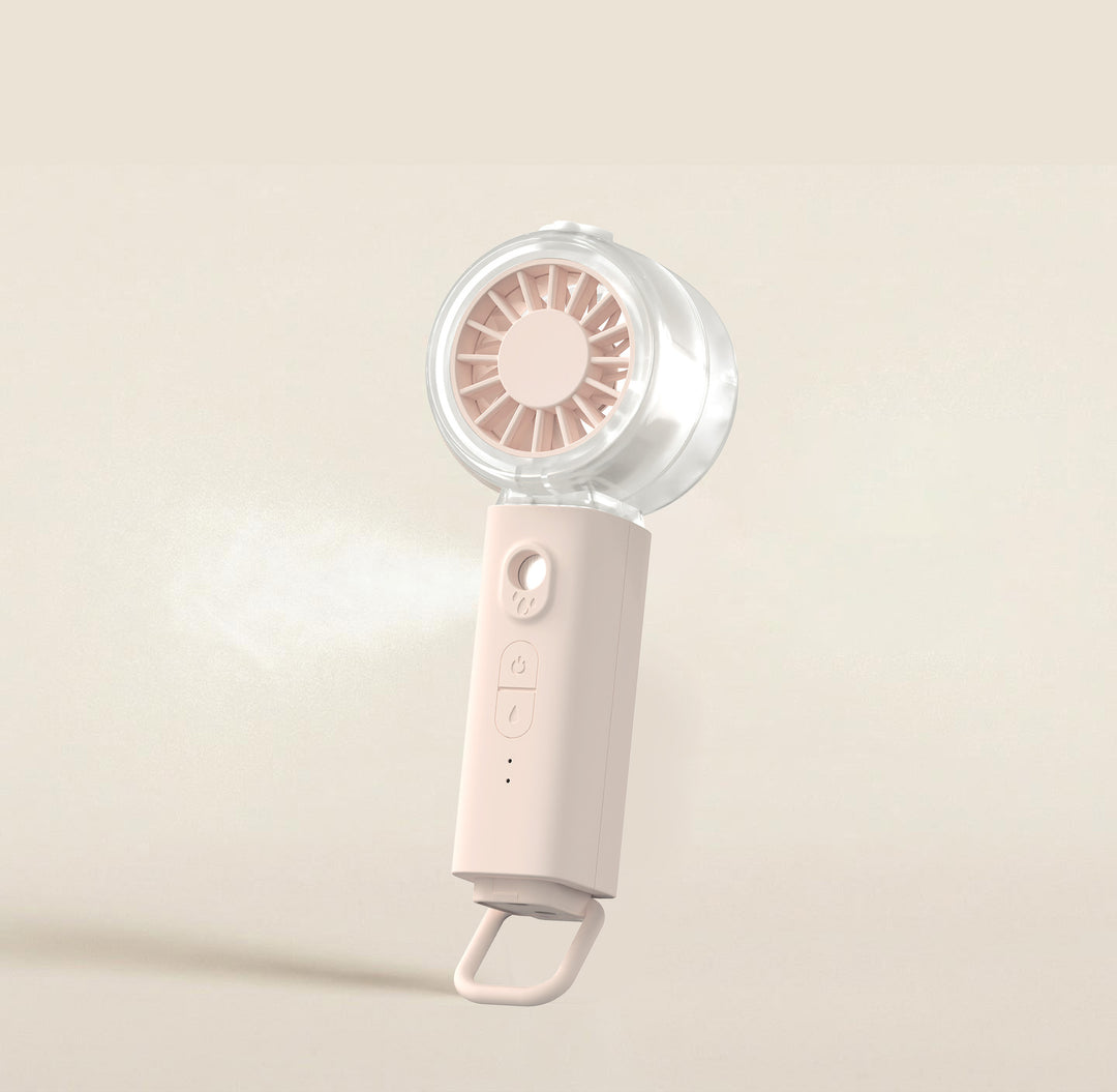 Unisex portable mini handheld fan with misting function and USB charging Kalsten