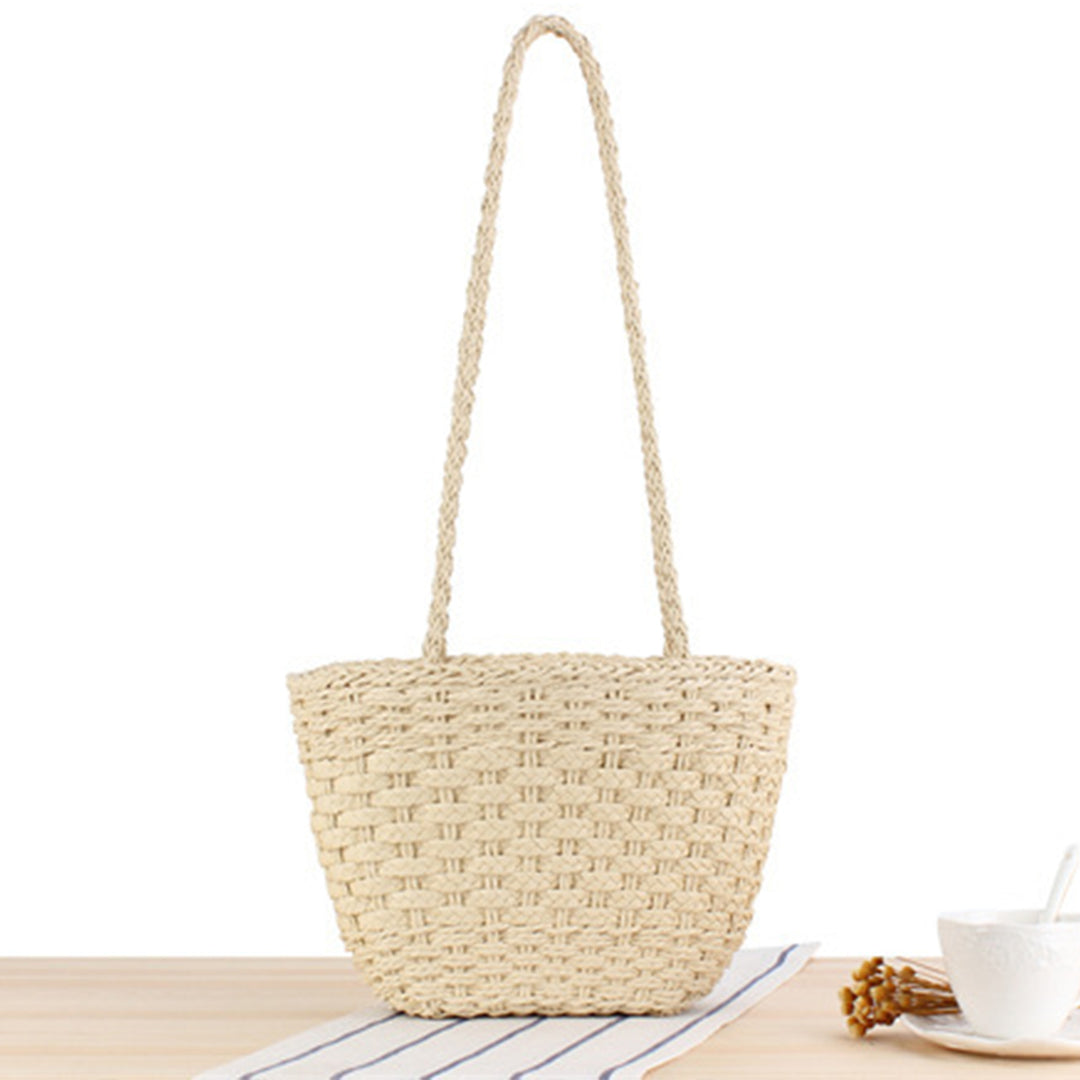 Handcrafted straw tote bag Kalsten