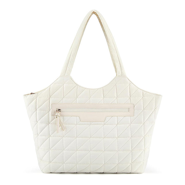 Padded handbag with textured design Kalsten