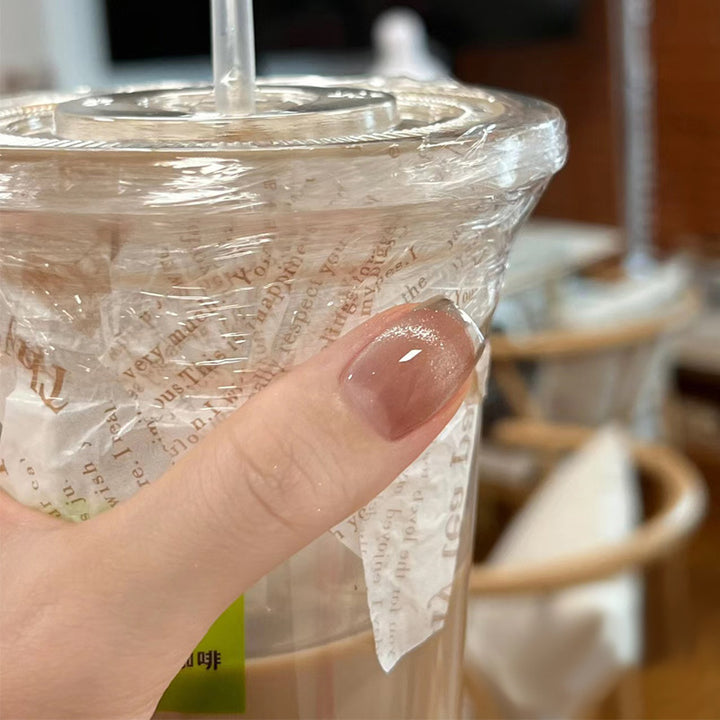 Sparkling Ombre French Tip Press-On Nails Kalsten