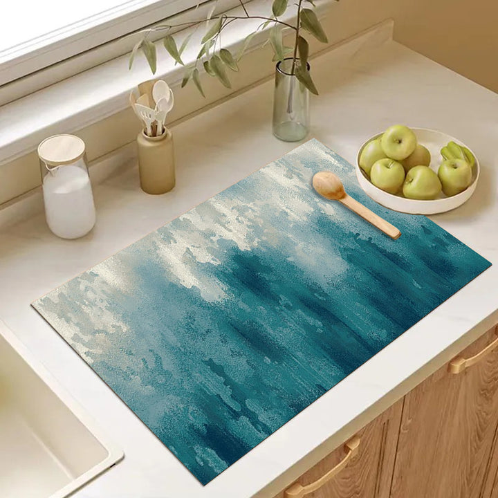 Abstract Geometric Kitchen Mat Kalsten