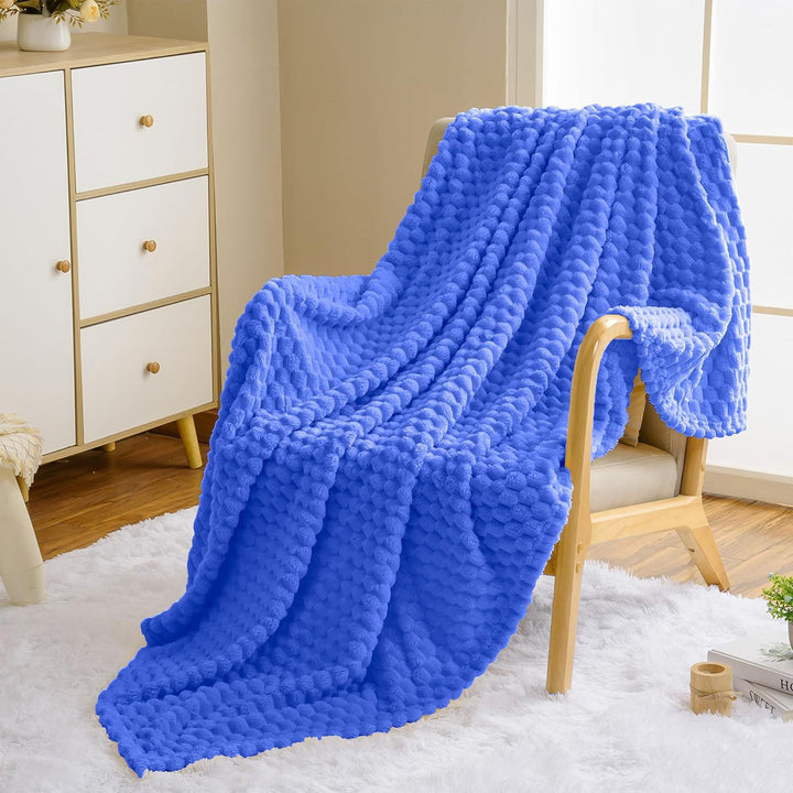Luxurious Plush Popcorn Texture Throw Blanket