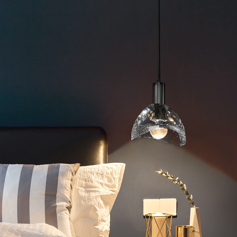 Modern Crystal Glass Pendant Light