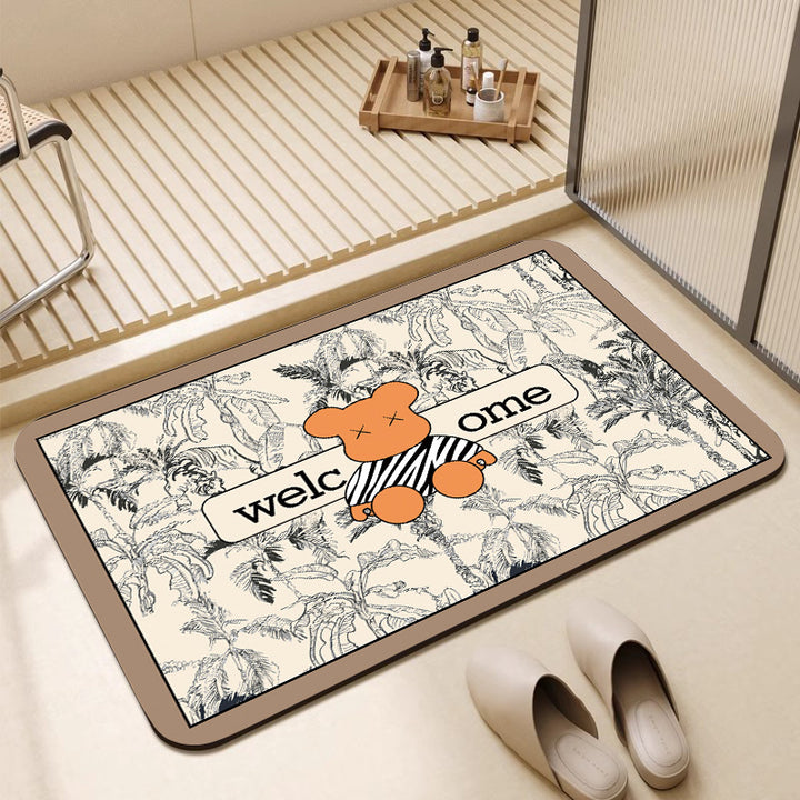 Decorative Cartoon-Themed Floor Mat Kalsten