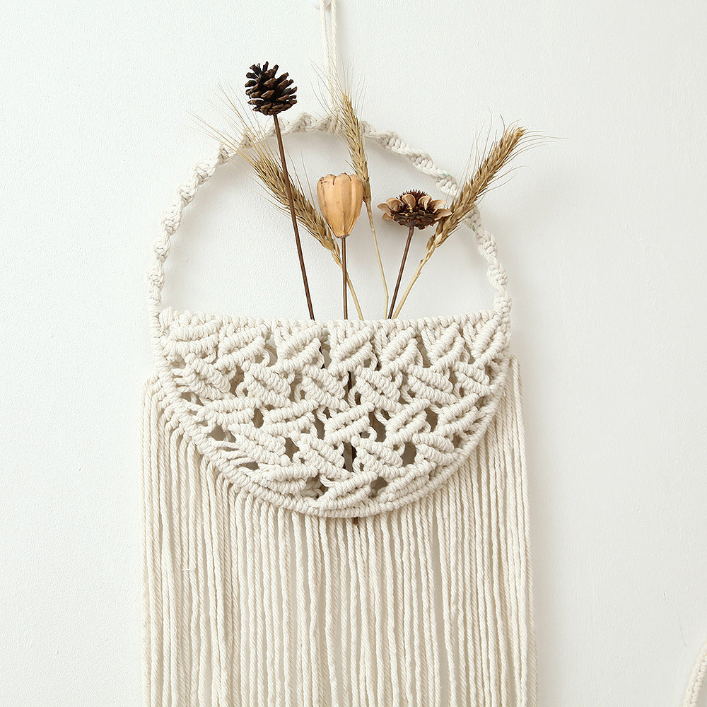 Macramé Wall Hanging Decor with Fringe Details Kalsten