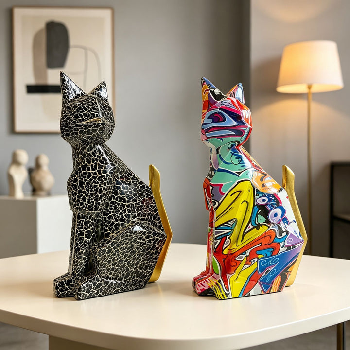 Colorful lion figure made of high-quality resin Kalsten