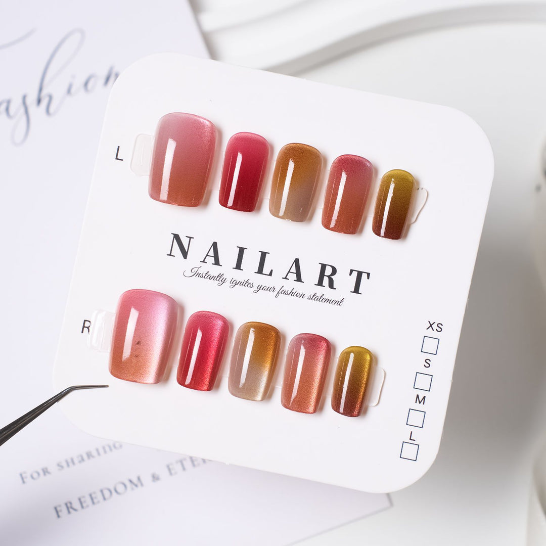 Cute Animal-Themed Press-On Nail Art Set Kalsten
