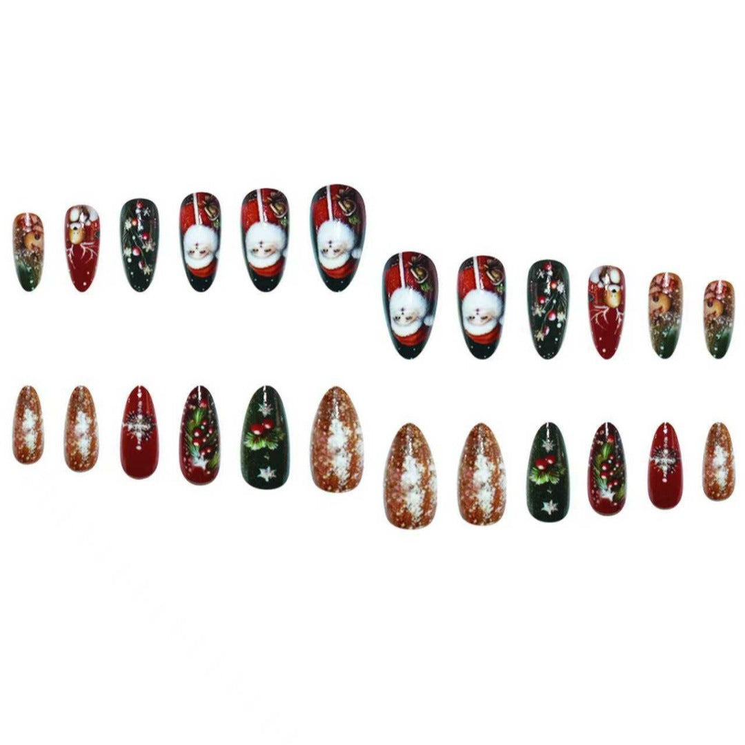 Holiday Themed Decorative Nail Art Kalsten