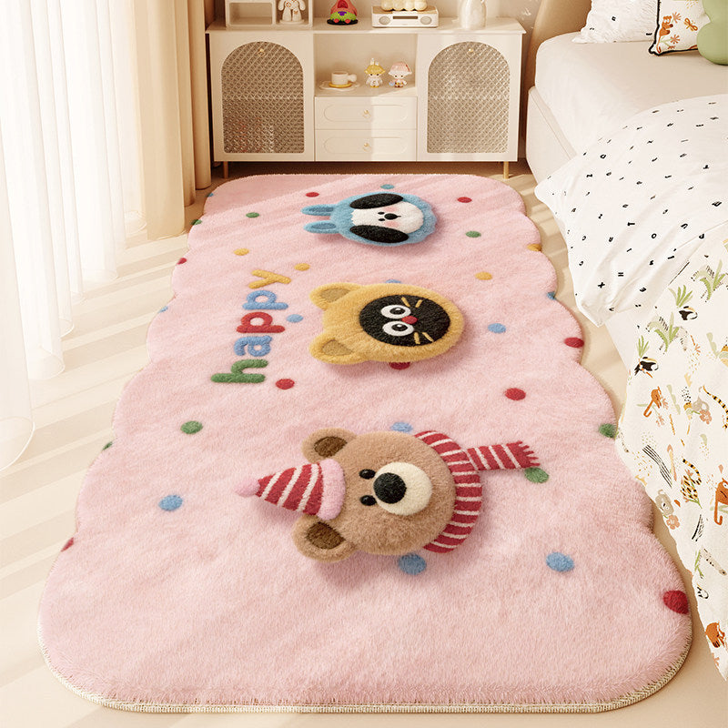 Playful Cartoon Character Area Rug