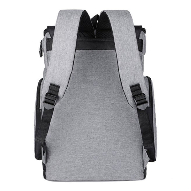 Roll-Top Urban Backpack with Multifunctional Storage Kalsten