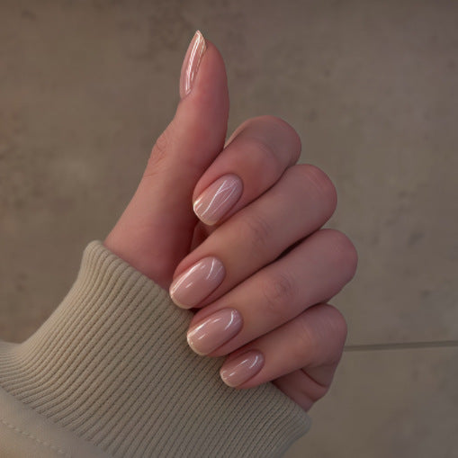Elegant Glossy Press-On Nails Kalsten