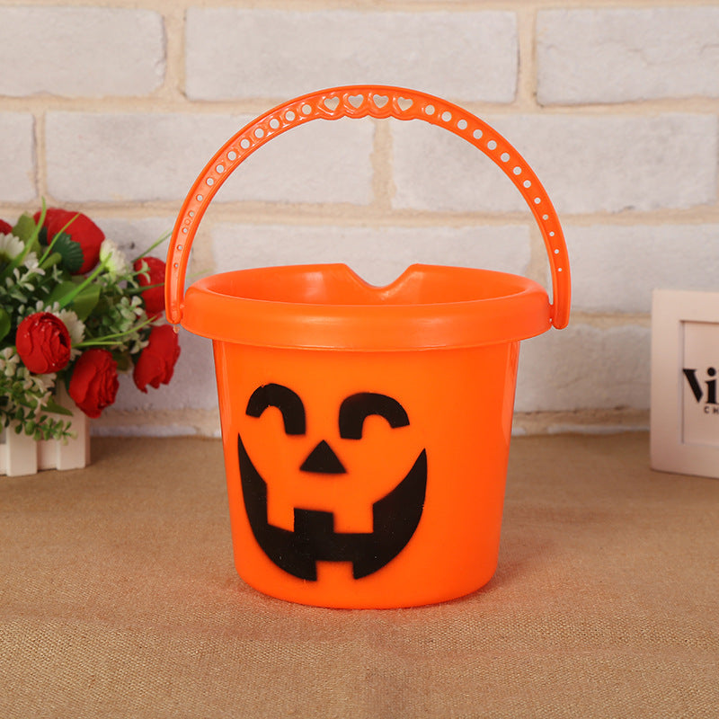 Halloween Themed Pumpkin Trick-or-Treat Bucket Kalsten